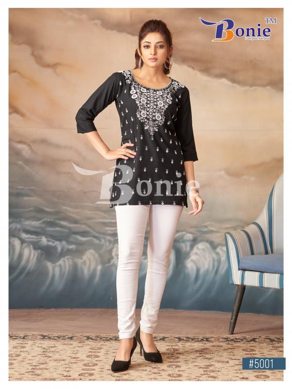 Bonie Daisy Vol 5 Lucknowi Designed Rayon Short Tops Collection